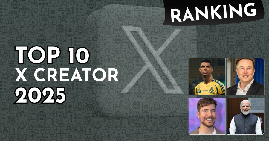 Most followed X Twitter accounts