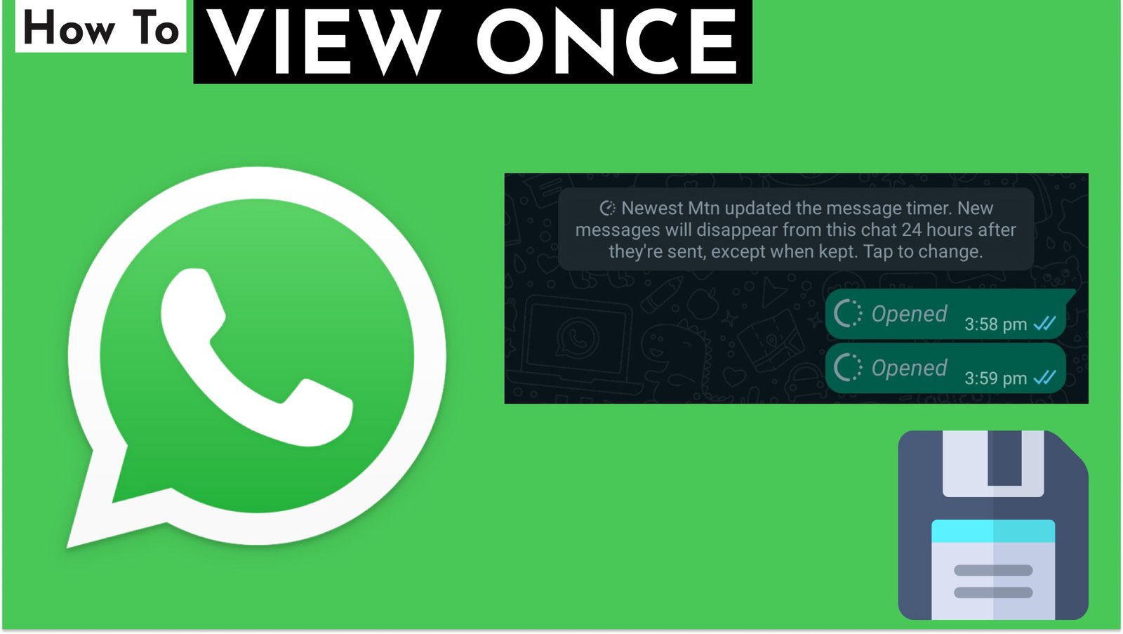 WhatsApp 'View Once' Media Save Method