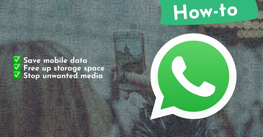 turn off auto-download for media on WhatsApp